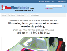 Tablet Screenshot of evacwarehouse.com